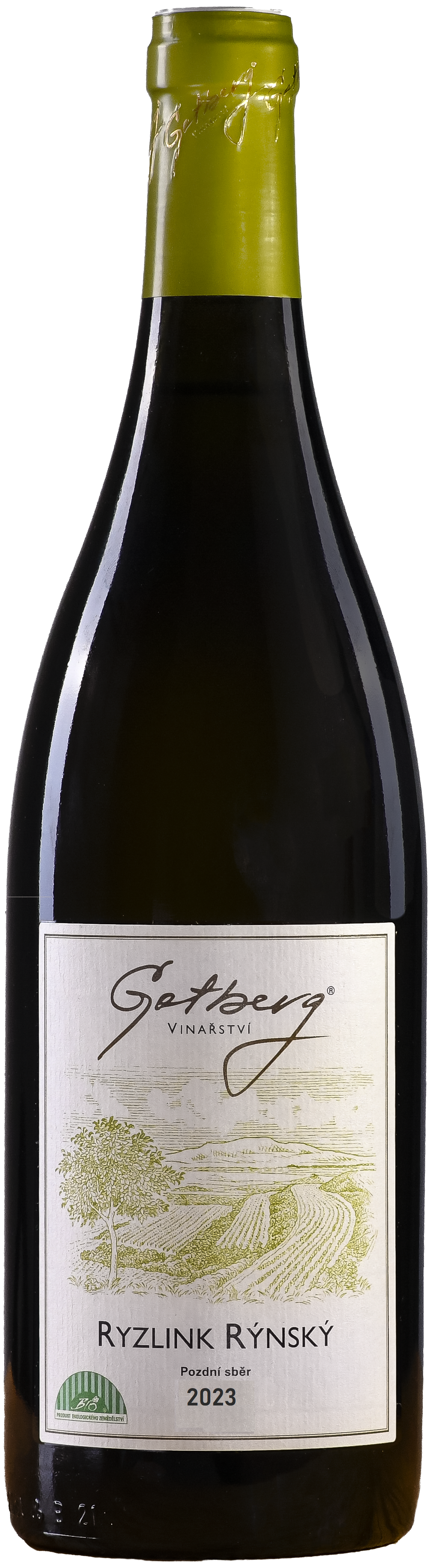 Ryzlink rýnský BIO pozdní sběr, 2023